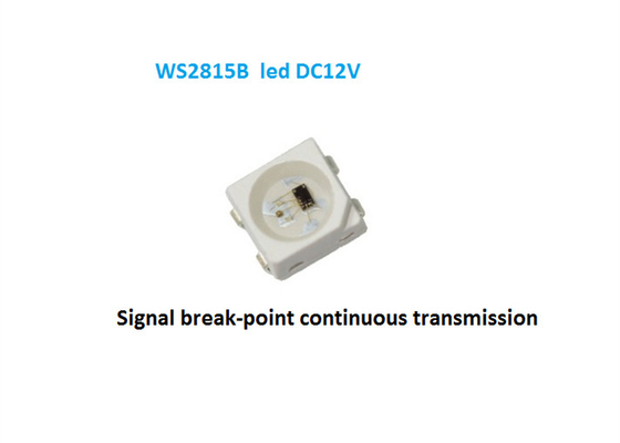 DC12V WS2815B مدمج في نقطة انقطاع IC مصدر الضوء القابل للتوجيه SMD5050 RGB رقائق بكسل LED